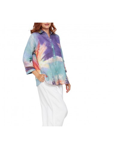 Flowers Whispers Linen Shirt