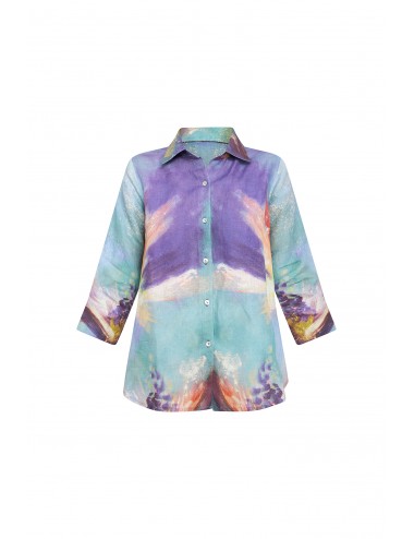 Flowers Whispers Linen Shirt