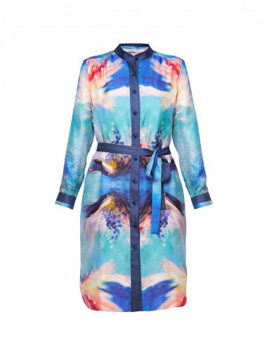 Flowers Whispers shirt silk...