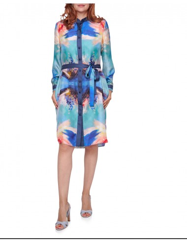 Flowers Whispers shirt silk...