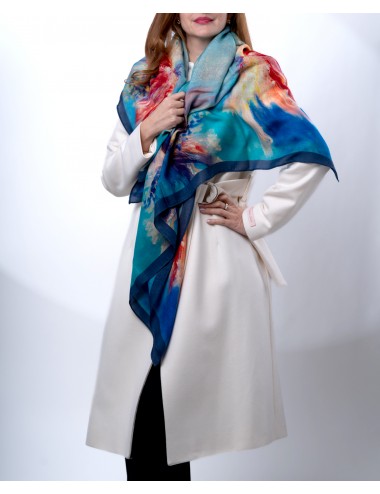 Flowers Whispers Wool Scarf