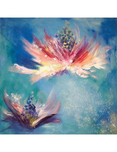 Flowers Whispers small Scarf