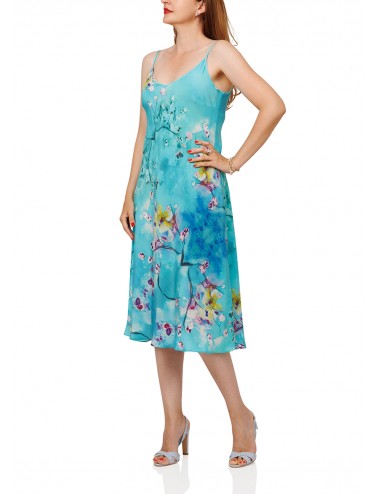 Blossom silk slip on Dress