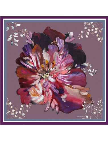 Secret Garden silk Scarf