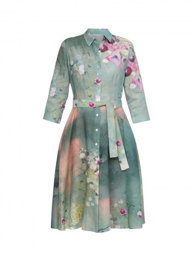 Nature Whispering linen dress