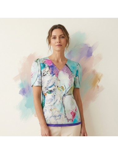 Bluza matase Butterfly