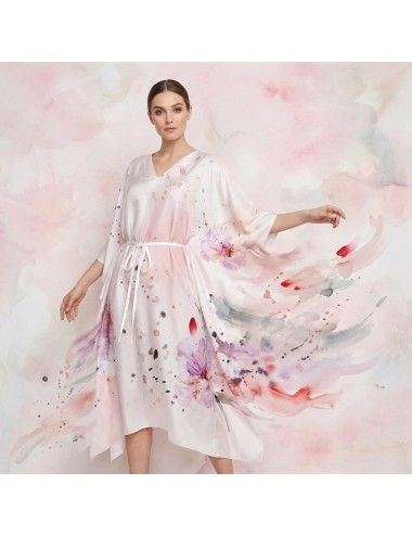 Rochie caftan matase...