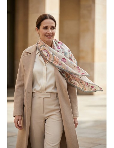 Happy Hills Silk Scarf