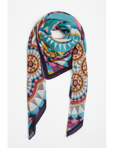 Circular Wishes Wool Scarf